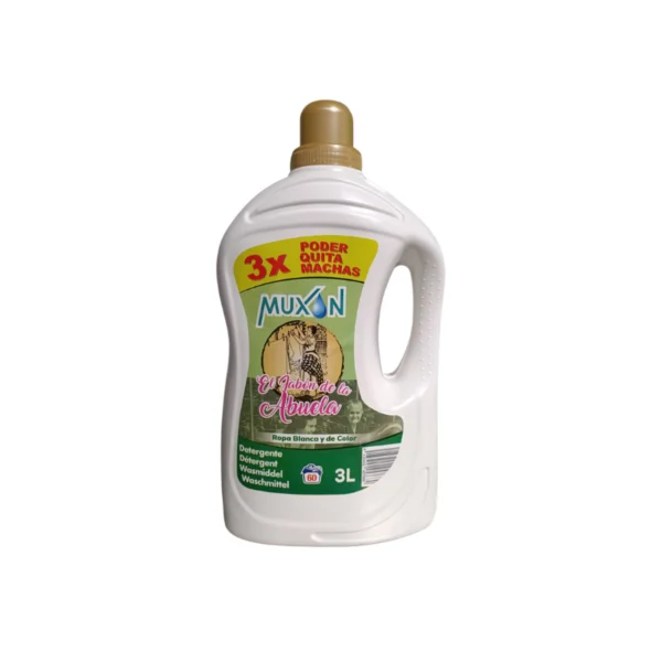 Detergente 3 L Muxam  Abuela Caja 4 Unidades
