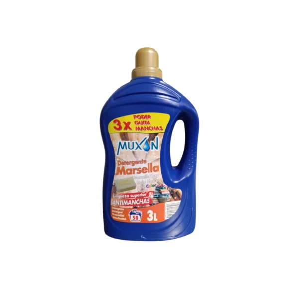 Detergente 3 L Muxam  Marsella Caja 4 Unidades